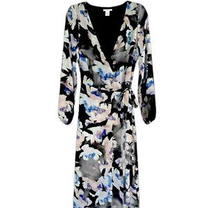 Bar III Chic Floral Wrap Dress - Size M